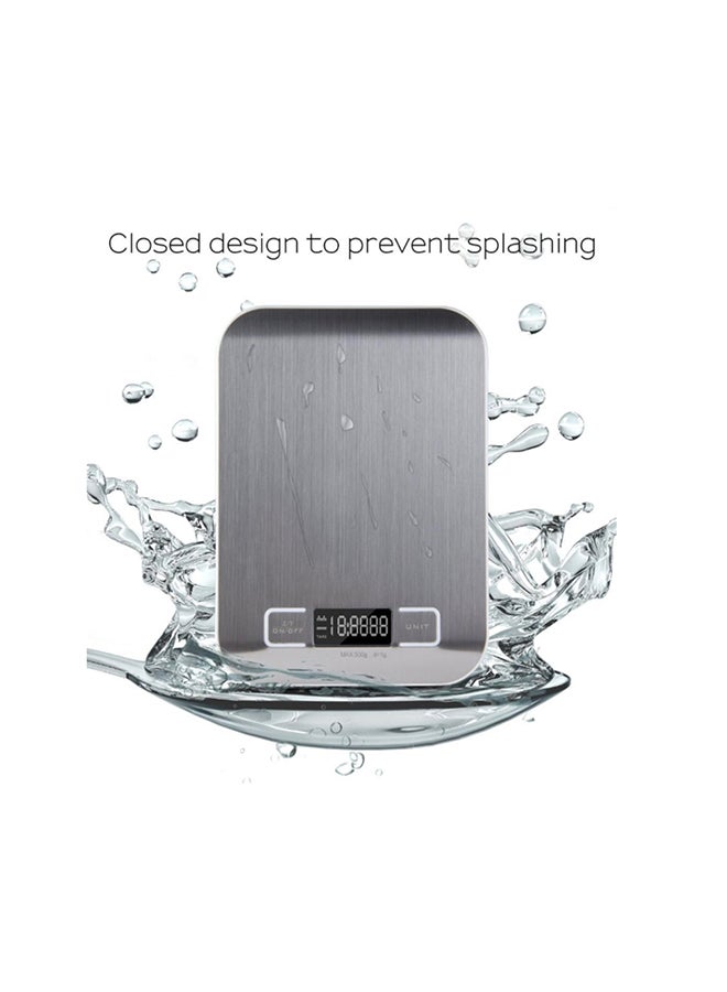 Digital Kitchen Scale Sliver 20cm - Image 2