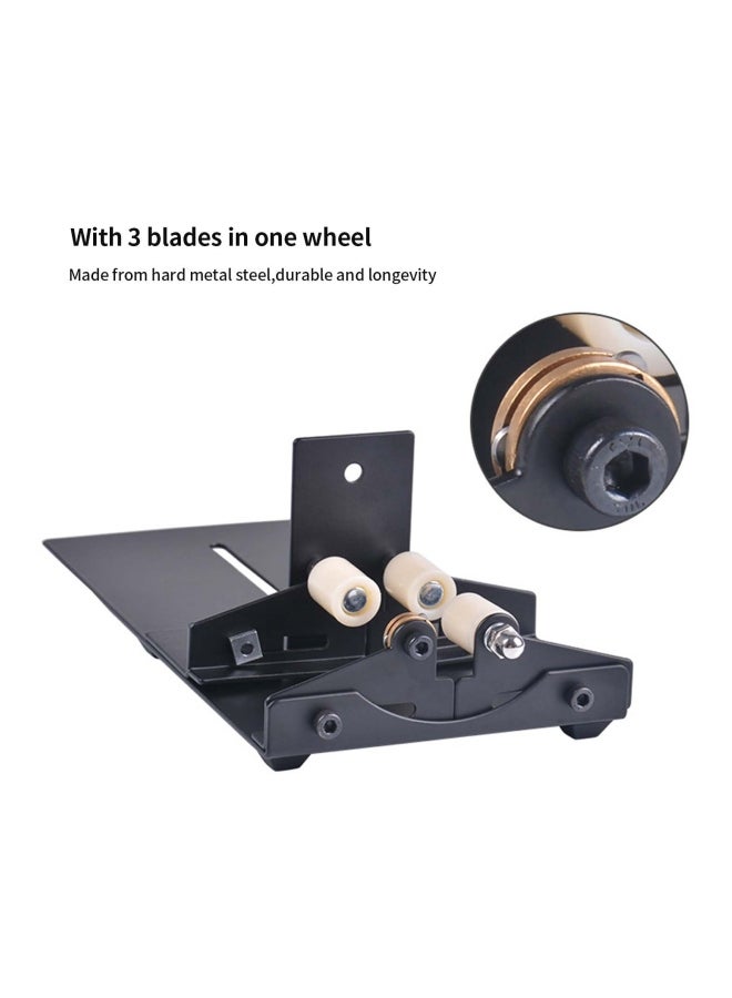 19-Piece Glass Bottle Cutting Machine Set Black/White - Image 3