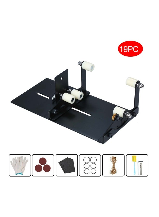19-Piece Glass Bottle Cutting Machine Set Black/White - Image 4