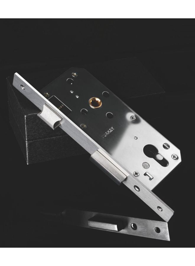 Doganlar Denizati Tasli Rozet Door Handle Chrome  - Image 2