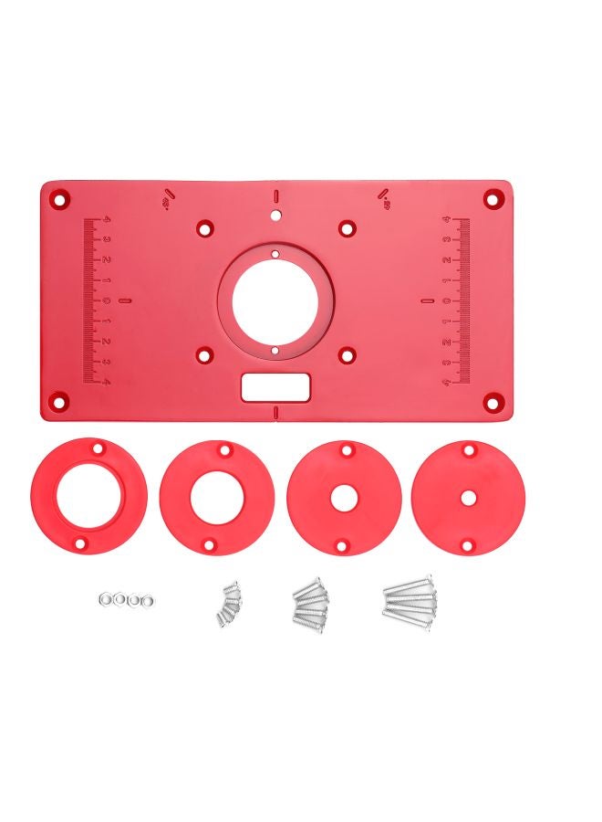 Multifunctional Router Table With Accessories Red/Silver - Image 2