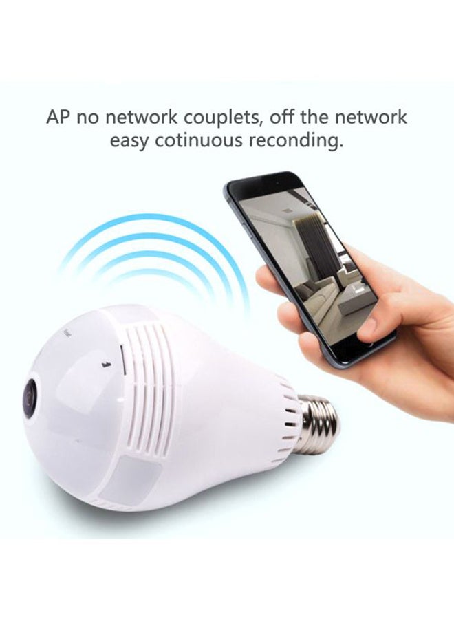 360 Degree Panoramic Bulb Camera White/Green  - Image 2