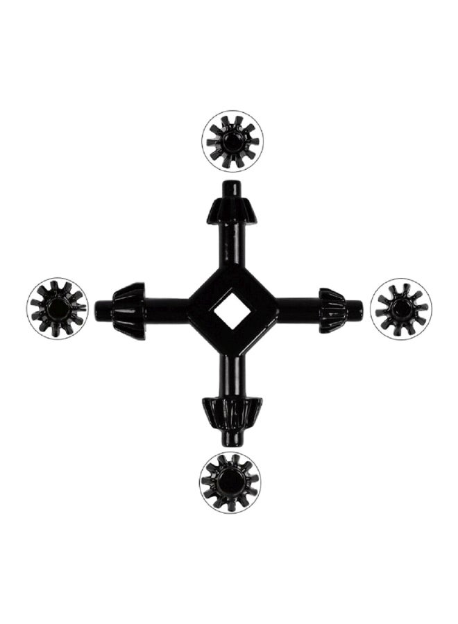 Four-In-One Multi-Function Drill Chuck Key Black - Image 3