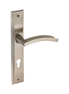 Robot Door Handle With Lock Saten Nickel