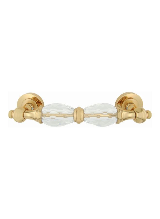 Doganlar Dilay Pull Door Handle Gold/White 200mm  - Image 1