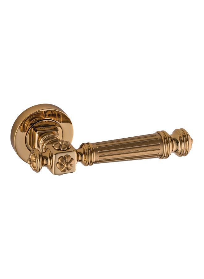 Yonca Rozet Door Handle Gold