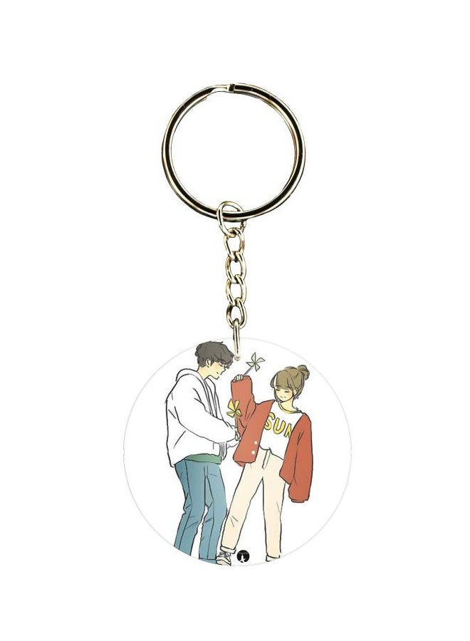 BP Animated Character Printed Keychain