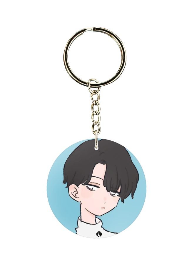 BP Animated Character Printed Keychain