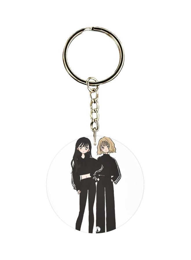 BP Animated Character Printed Keychain