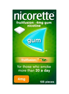 nicorette Fruitfusion 4mg Gum - 105 Count  - Image 1