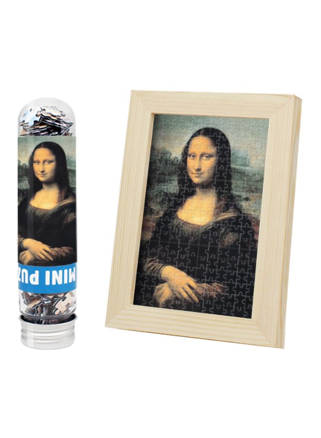 Beauenty 150-Piece Mona Lisa Painting Jigsaw Puzzle With Photo Frame 10 x 15cm  - Image 1