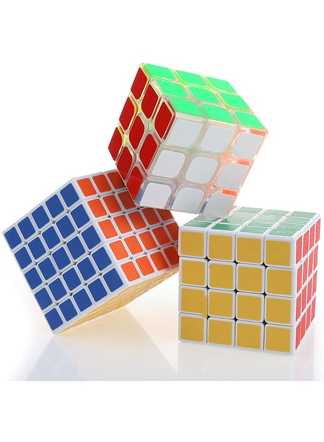 مجموعة من 3 قطع لغز المكعب السحري 6x6x6سم - Image 2