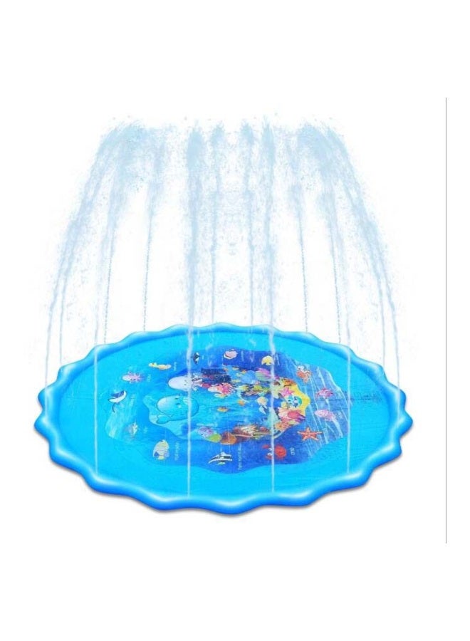 شيانغ يو سجادة لعب خارجية للأطفال الصغار مع رشاشات المياه - أزرق - Image 2