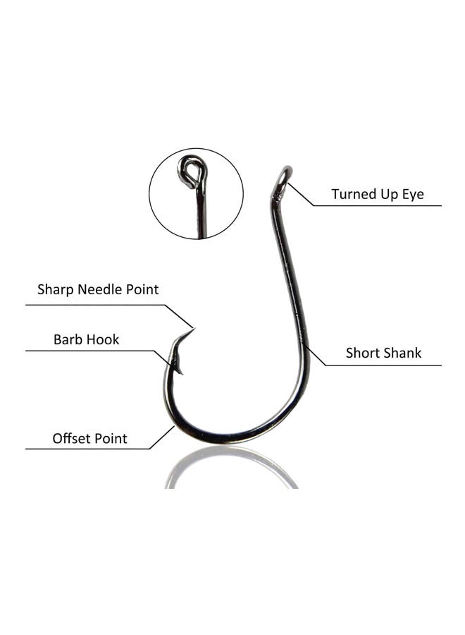 Generic 150-Piece Carbon Steel Fishing Octopus Hooks 10x8x5cm  - Image 3