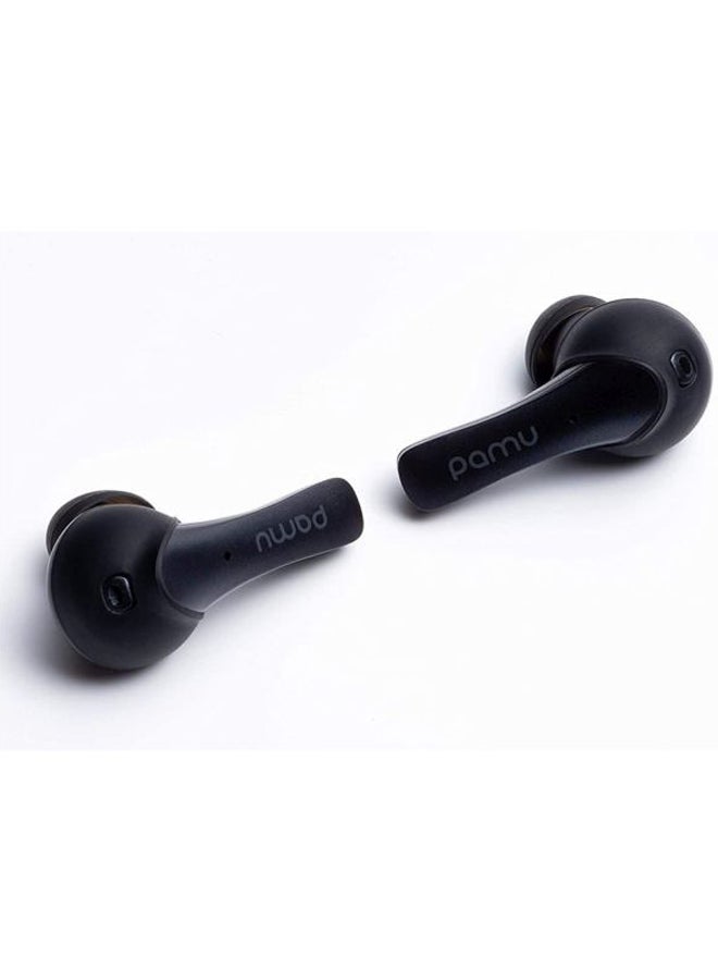 Pamu Bluetooth In-Ear Earbuds With Charging Case Black
