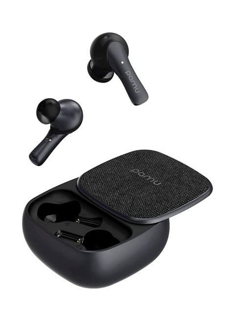 Pamu Bluetooth In-Ear Earbuds With Charging Case Black