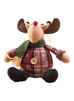 Elk Christmas Tree Ornament Multicolour 12 x 28cm