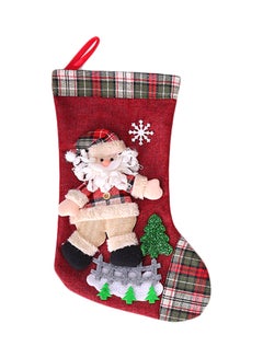 Beauenty Decorative Santa Hanging Socks Multicolour 40 x 24cm  - Image 1