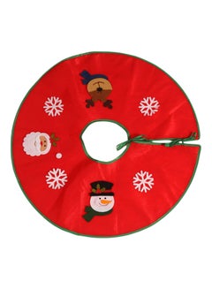 Beauenty Decorative Tree Skirt Red/Green/White 60cm  - Image 1
