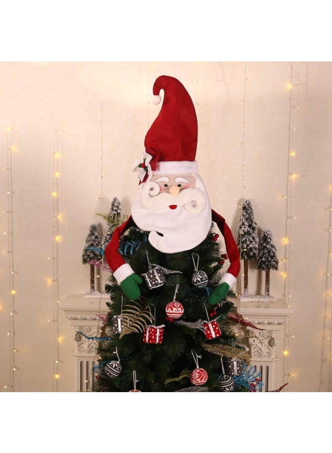Beauenty Santa Head Tree Top Multicolour 98 x 43.5cm - Image 2