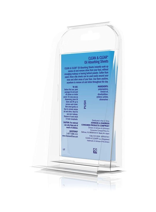 Clean & Clear 50-Piece Oil Absorbing Sheets 50x(5x8)cm - Image 5