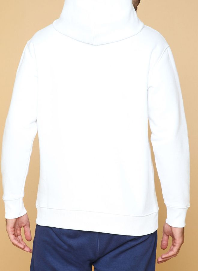 TOMMY JEANS - Americana Logo Hoodie Classic White - Image 1