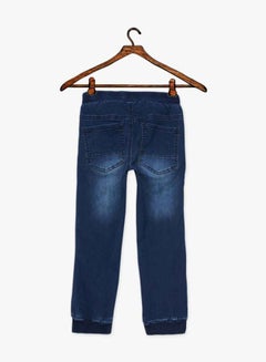 NAME IT Cotton Blend Side Striped Joggers Blue  - Image 2