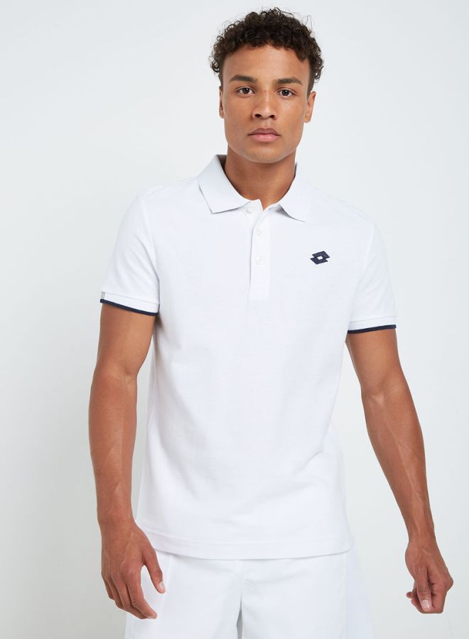 L73 Logo Printed Polo White/Navy - v1598022793/N34573268V_1