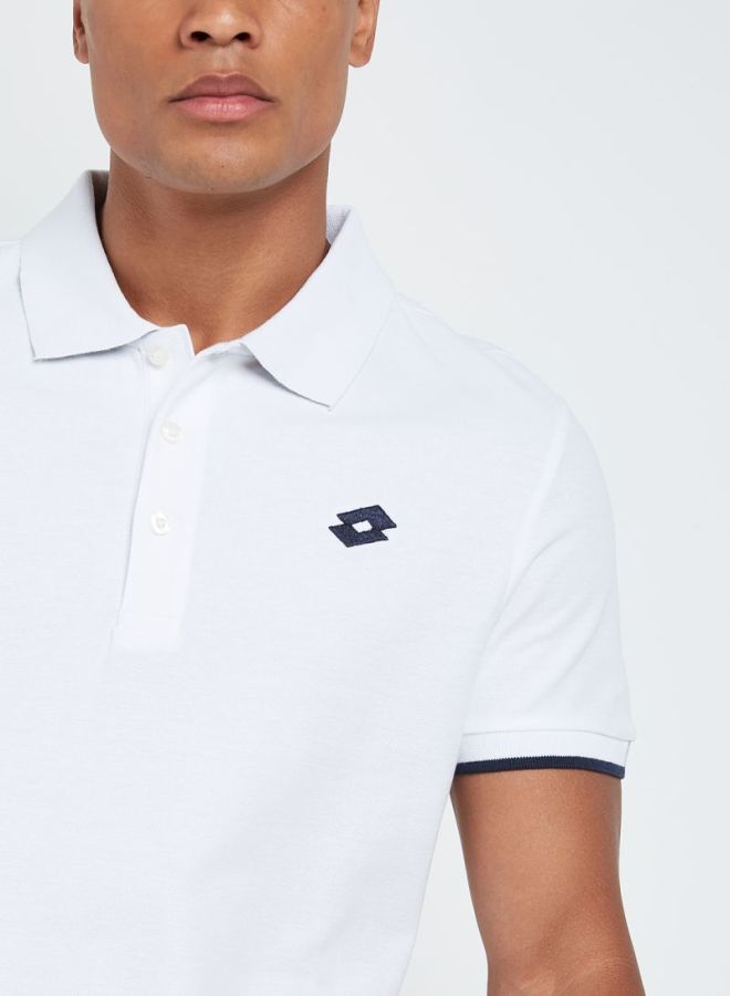 L73 Logo Printed Polo White/Navy - v1598022793/N34573268V_4