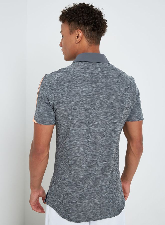 لوتو تيشيرت بولو ميدلي رخام رمادي - Image 2