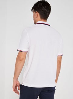 LOTTO L73 Polo White/Navy  - Image 2