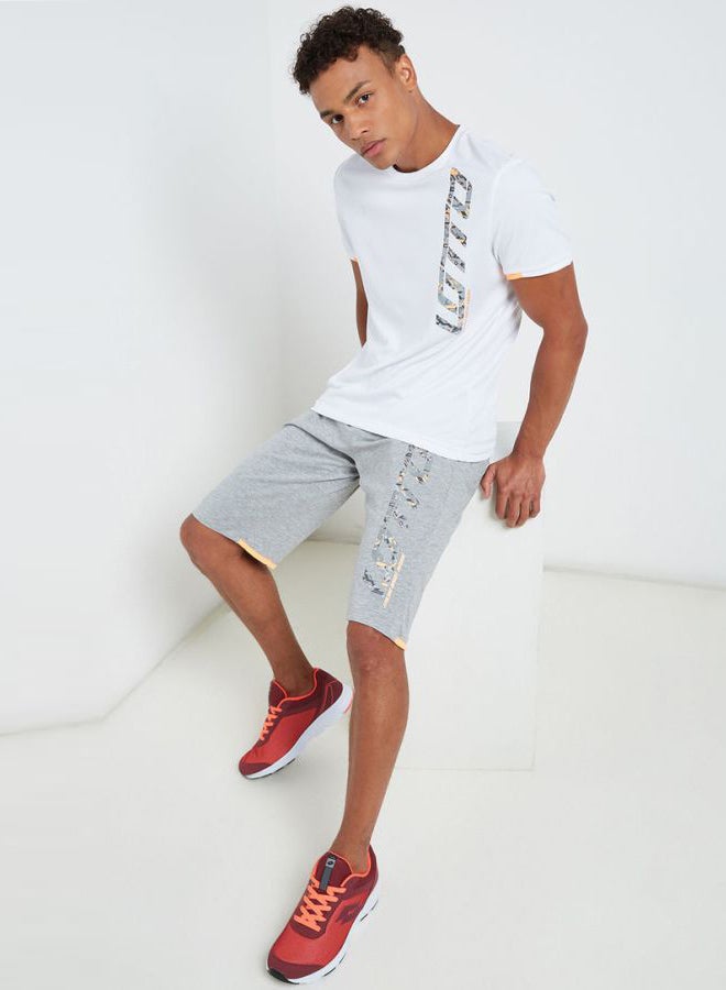 لوتو تيشيرت ديفين IV برقبة مستديرة أبيض - Image 3