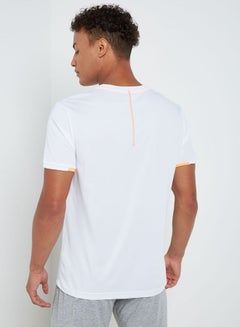 LOTTO Devin IV Round Neck T-Shirt White  - Image 2