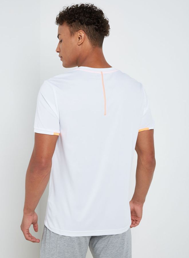 لوتو تيشيرت ديفين IV برقبة مستديرة أبيض - Image 2