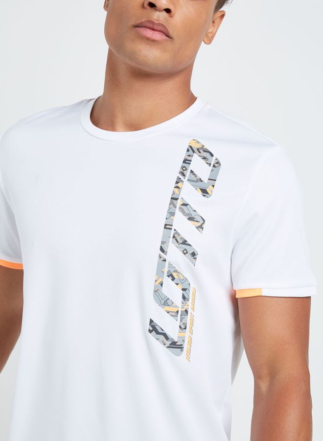 لوتو تيشيرت ديفين IV برقبة مستديرة أبيض - Image 4