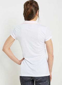 LOTTO Shela Polyester Polo White  - Image 2