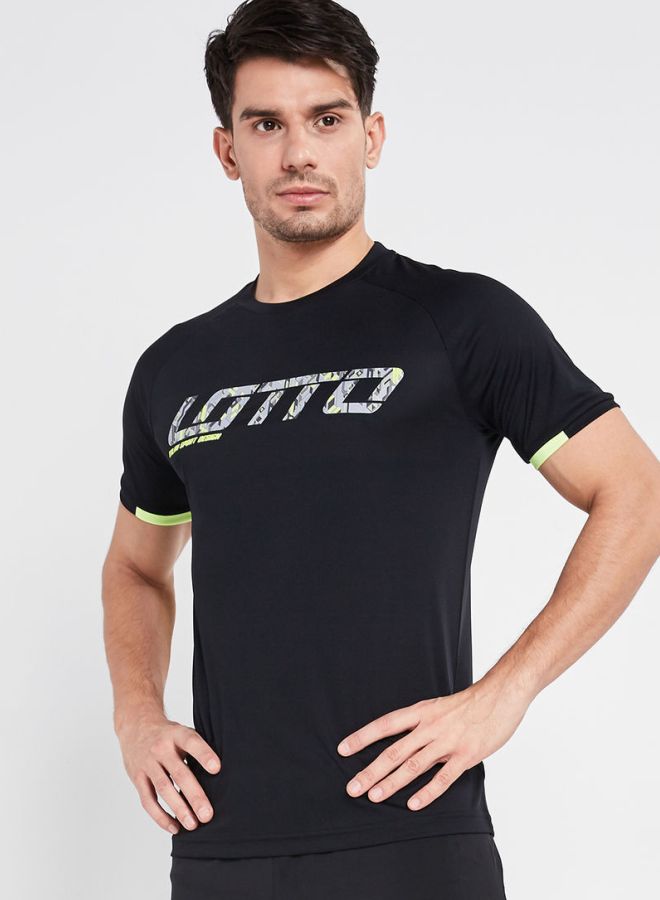 لوتو تيشيرت ديفين IV RGL أسود - Image 1