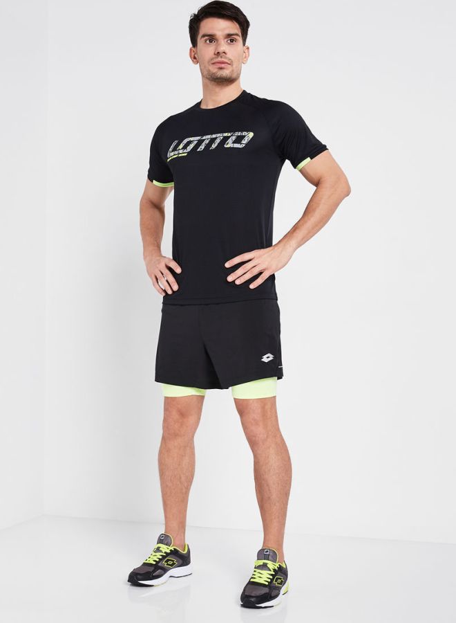 لوتو تيشيرت ديفين IV RGL أسود - Image 3