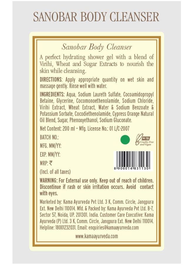 Sanobar Body Cleanser 200ml