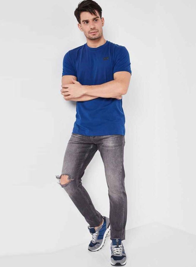 لوتو تيشيرت برايان III بفتحة رقبة مستديرة أزرق - Image 3