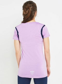 LOTTO X Ride Round Neck T-Shirt Purple  - Image 2