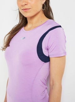 LOTTO X Ride Round Neck T-Shirt Purple  - Image 4