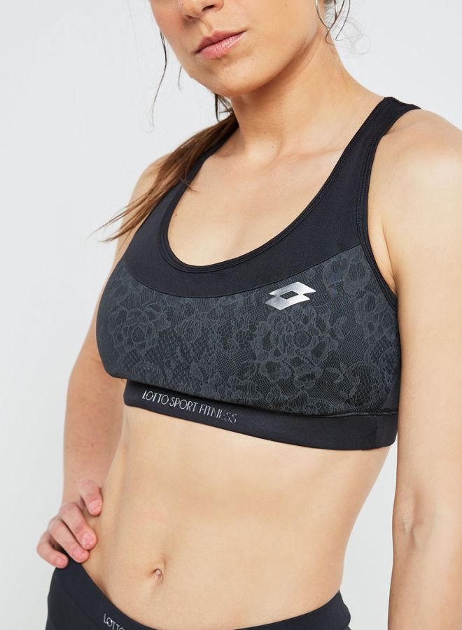 LOTTO Ursula III PL Sports Bra Black - Image 4