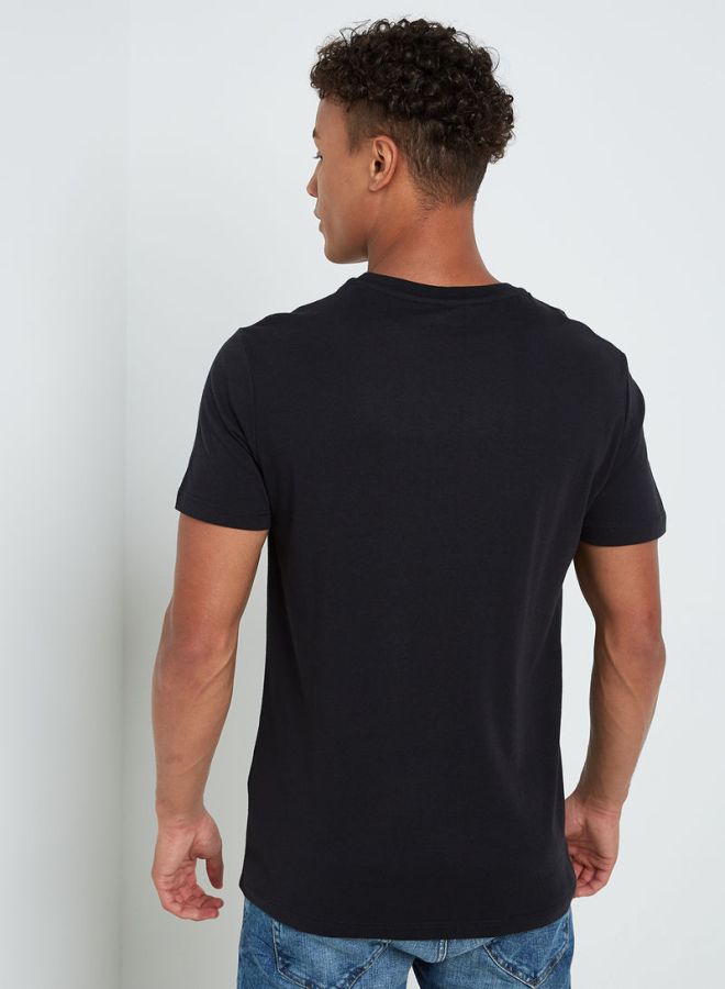 Spider II Round Neck T-Shirt Black