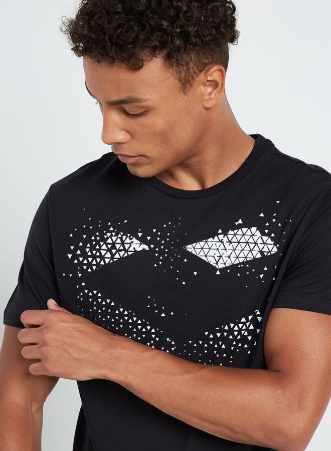 Spider II Round Neck T-Shirt Black