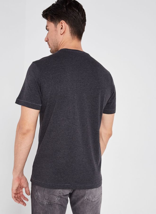 لوتو تيشيرت بفتحة رقبة مستديرة آرون III أسود - Image 2