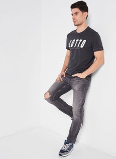 LOTTO Aaron III Crew Neck T-shirt Black  - Image 3