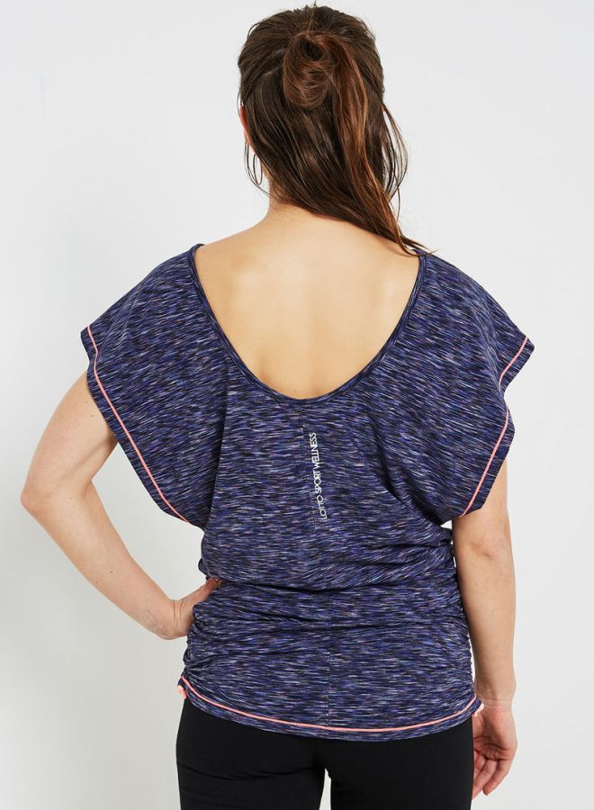 LOTTO Odette III Boat Neck Top Blue  - Image 2
