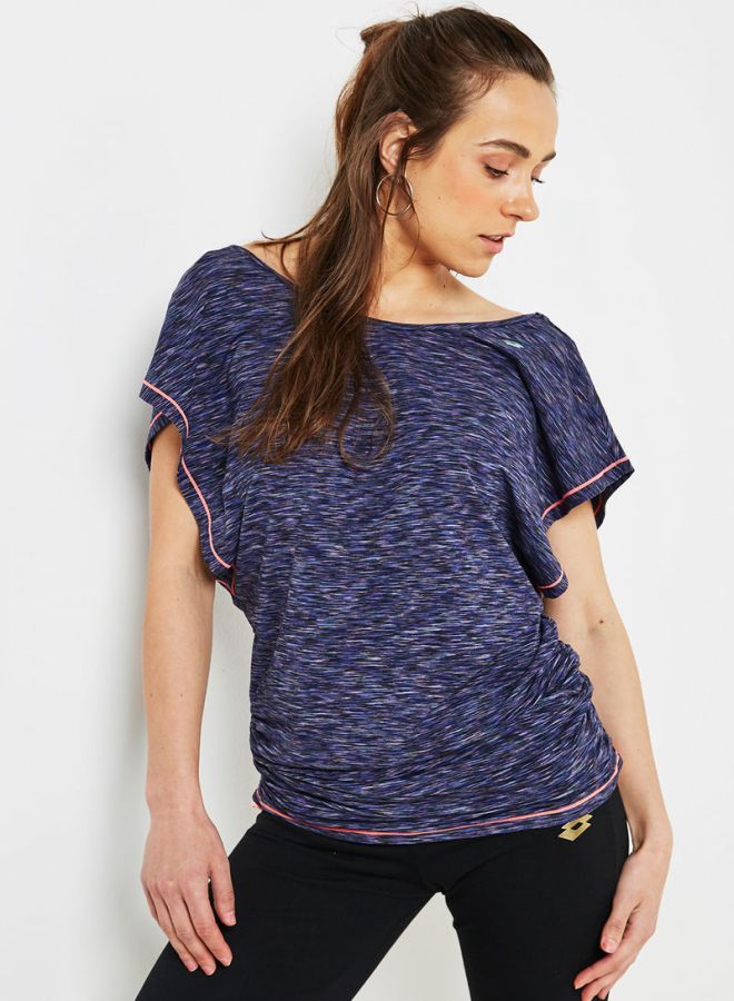 LOTTO Odette III Boat Neck Top Blue  - Image 1