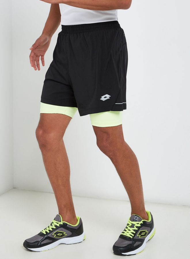 لوتو شورت إكس رايد III مصنوع من البوليستر أسود - Image 1